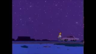 Homero se despide de su madre - Los Simpson