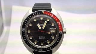 Bulova OCEANOGRAPHER Snorkel Vintage Diver Automatic Wrist Watch 666 Feet