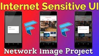 Internet Sensitive UI With Network Image Fetcher Project | Flutter By Desi Programmer