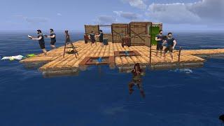 RAFT SURVIVAL OCEAN NOMAD | Merchant SURVIVAL ON A  RAFT IN MULTIPLAYER MODE - Gameplay