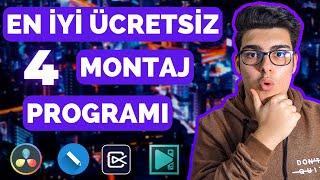 En İyi Ücretsiz 4 Video Montaj Programı | Yeni Başladıysan Tam Senlik