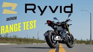 Ryvid Anthem - Real World Electric Motorcycle Range Test