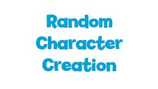 Random Character Creation (Perilous Quest excerpt)