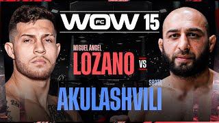 WOW 15 - FULL FIGHT - Miguel Angel "Colombo" Lozano VS Shota Akulashvili