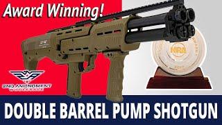 The AWARD WINNING, Lead Slinging, Target Shredding Double Barrel Pump SHOTGUN