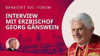 LIVE: Interview mit Erzbischof Gänswein im Kultur+Kongress Forum Altötting