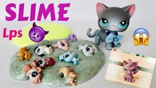 ДЕЛАЮ два СЛАЙМА-лизуна Slime с блёстками/ Littlest pet shop