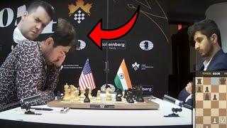 Nepomniachtchi's SURPRISED that Vidit SACRIFICED His Bishop vs. Hikaru Nakamura