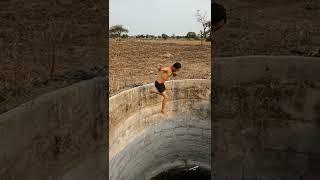 Ganesh Bhagat swimming vlog video #jump #well