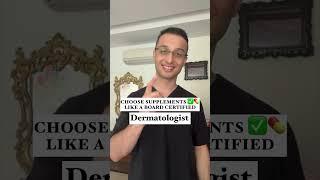 Smart Supplement Choice: A Dermatologist’s Guide To Healthy Skin! || Dr.Sarin ||
