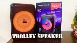 Trolley speaker | Party box with led lighting | Affordable party speaker with Mic | #speaker #party