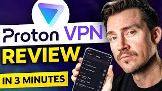 ProtonVPN review | Solving Proton VPN in 3 minutes (Is It GOOD?)