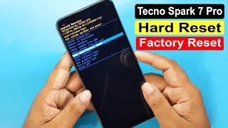 Tecno Spark 7 Pro Hard Reset & Factory Reset | Tecno Spark 7 Pro (KF8) Pattern Unlock Easy Method |