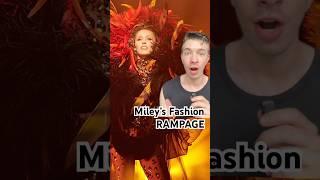 The SLAYAGE Miley give me a break!!! 🫨 #fashion #vintagefashion #celeb #mugler #schiaparelli