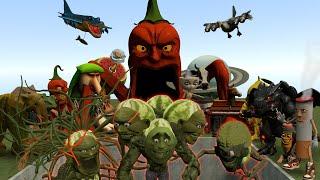 ALL ITALIAN AI BRAINROT MEMES VS THE GIANT PIT WITH NEW LIN GANG MELON MONSTERS In Garry's Mod!
