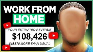 Make $12,400/month From Home Posting NO-FACE Videos On YouTube (REAL EXAMPLES )