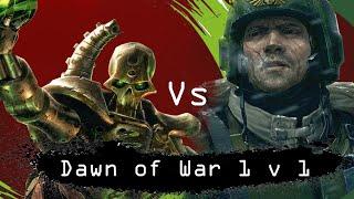 Dawn of War Soulstorm 1 v 1 Imperial Guard (abcent_70) vs Necrons (Qdaw)