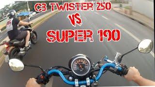 ZONGSHEN 190CC - PROJETO ÚNICO ANDANDO COM A CB TWISTER 250