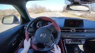 2022 Toyota GR Supra 3.0 Premium - POV Test Drive (Binaural Audio)