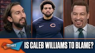 How much of the Bears’ struggles fall on Caleb Williams’ shoulders? | NFL | FIRST THINGS FIRST