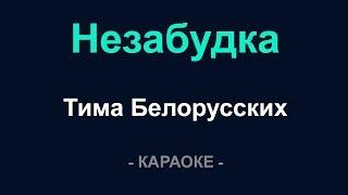 Тима Белорусских - Незабудка (Караоке)