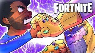 I MUST BECOME THANOS! & USE THE INFINITY GAUNTLET!!! - Fortnite | runJDrun