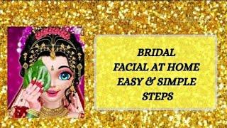 Pre bridal facial at home|Beauty secret by samira