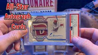 Autographed 2024 MLB All-Star Baseball Cards with a BIG HIT! #sportscards