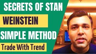 STAN WEINSTEIN Trading Method (WEEKLY TIME Frame Strategy) 