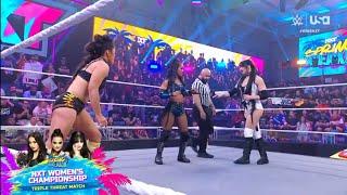 Roxanne Perez vs Tatum Paxley vs Lyra Valkyria: NXT Spring Breakin' 2024