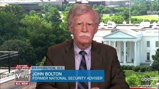 John Bolton Says Trump’s Criticisms of Book "Degrade the Office of the Presidency" | The View