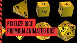 Pixelize Dice - TheRipper93 Premium Dice (Early Access) Foundry VTT