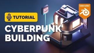 Blender Cyberpunk Building Tutorial | Polygon Runway