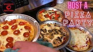 Homemade PAN PIZZA | PIZZA PARTY!