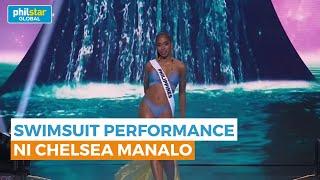 Chelsea Manalo's stunning swimsuit competition performance at the Miss Universe 2024