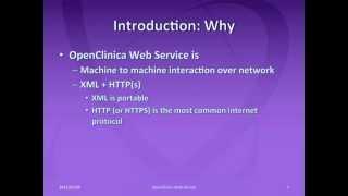 OpenClinica Web Services 1: Installing and Configuring
