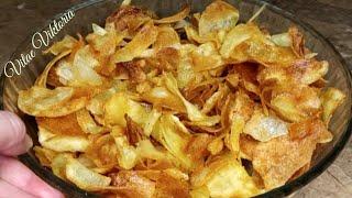 КАРТОПЛЯНІ ЧІПСИ- гора смакоти за лічені хвилини/POTATO CHIPS- in a matter of minutes