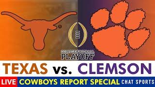 Texas vs. Clemson Live Streaming Scoreboard, Play-By-Play, Highlights: 2024 CFP 1st Round On TNT