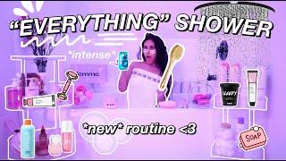 my new "EVERYTHING" shower routine ha- | honeybobabear