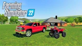 I FOUND AN OLD ABANDONED ATV MUD PARK! WILL THE HONDA SURVIVE? || Farming Simulator 22