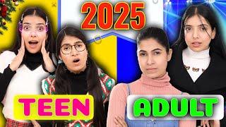 New Year - Teenager Vs Adult | Rich vs Normal | Anaysa