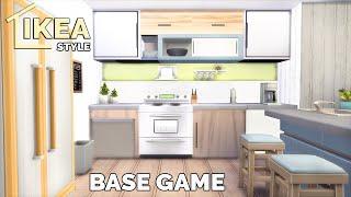 TINY IKEA-STYLE HOUSE  BASE GAME ONLY | NoCC | The Sims 4 | Stop Motion