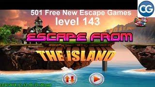 [Walkthrough] 501 Free New Escape Games level 143 - Escape from the island - Complete Game