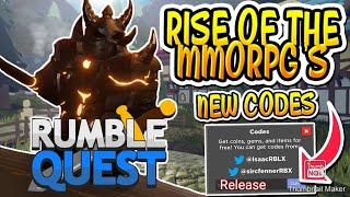 FrostGaming-Rumble Quest-Codes-2021 *Working*