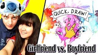 Girlfriend vs. Boyfriend - Quick, Draw! with MicroGuardian - DOLLASTIC PLAYS!