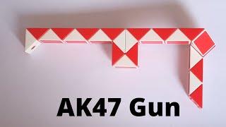 Make a AK47 Gun with Snake Cube