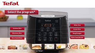 Preset your cooking in a snap with Tefal Easy Rice Plus RK736B