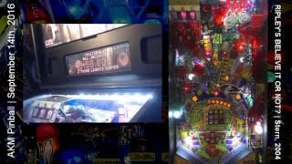 Ripley's pinball machine: Atlantis + Frog Frenzy in same game (from live stream)