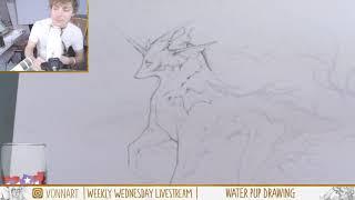 Stream: Astrid the Cat ft Vonnart drawing a Water Pup