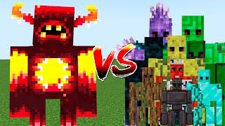 LAVA WARDEN vs ALL GOLEMS minecraft